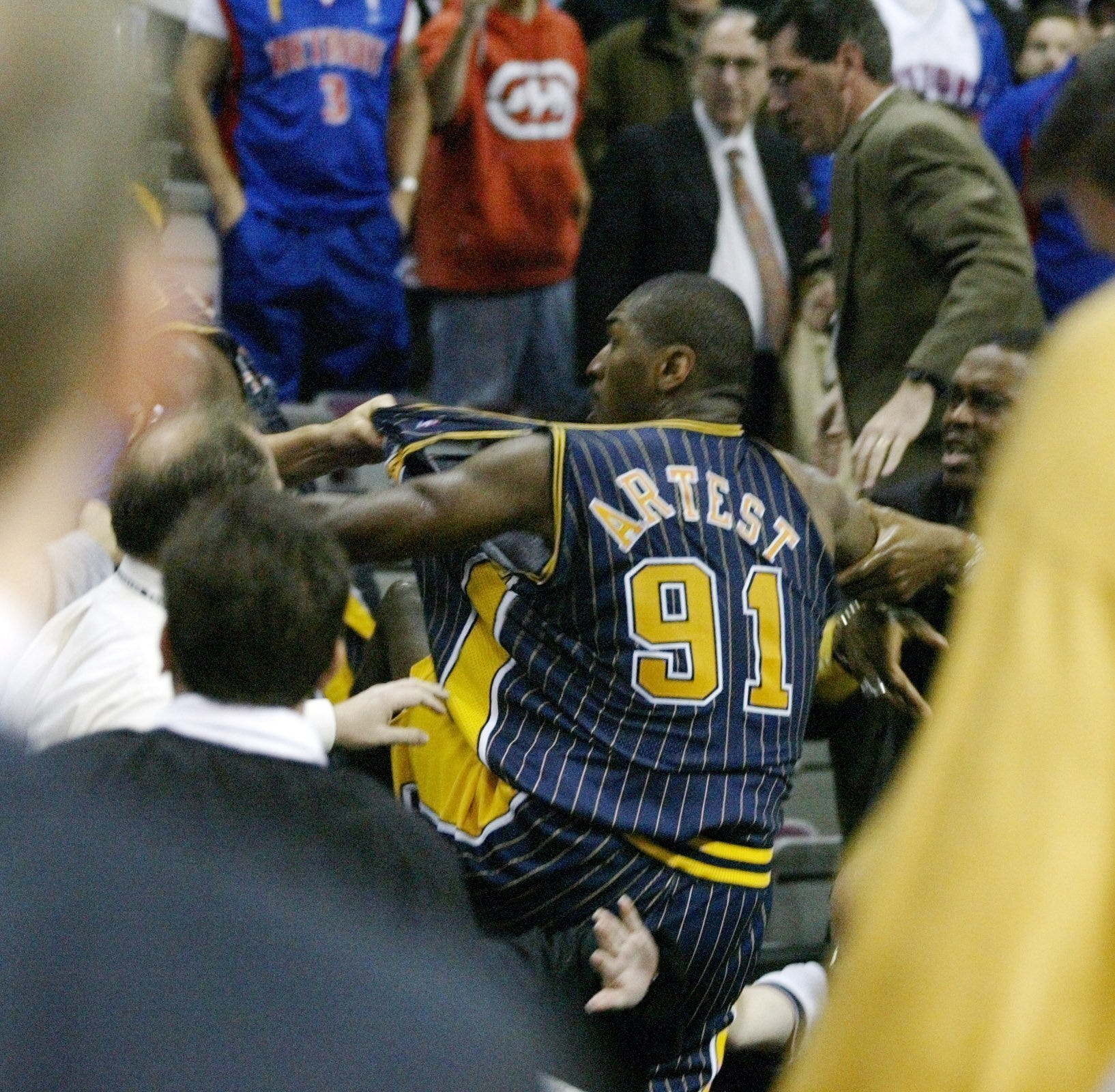 ron artest pacers jersey